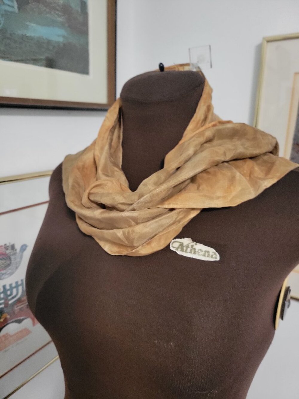 100% Silk Tie Dye Scarf byJanetteH.Neal Zopp